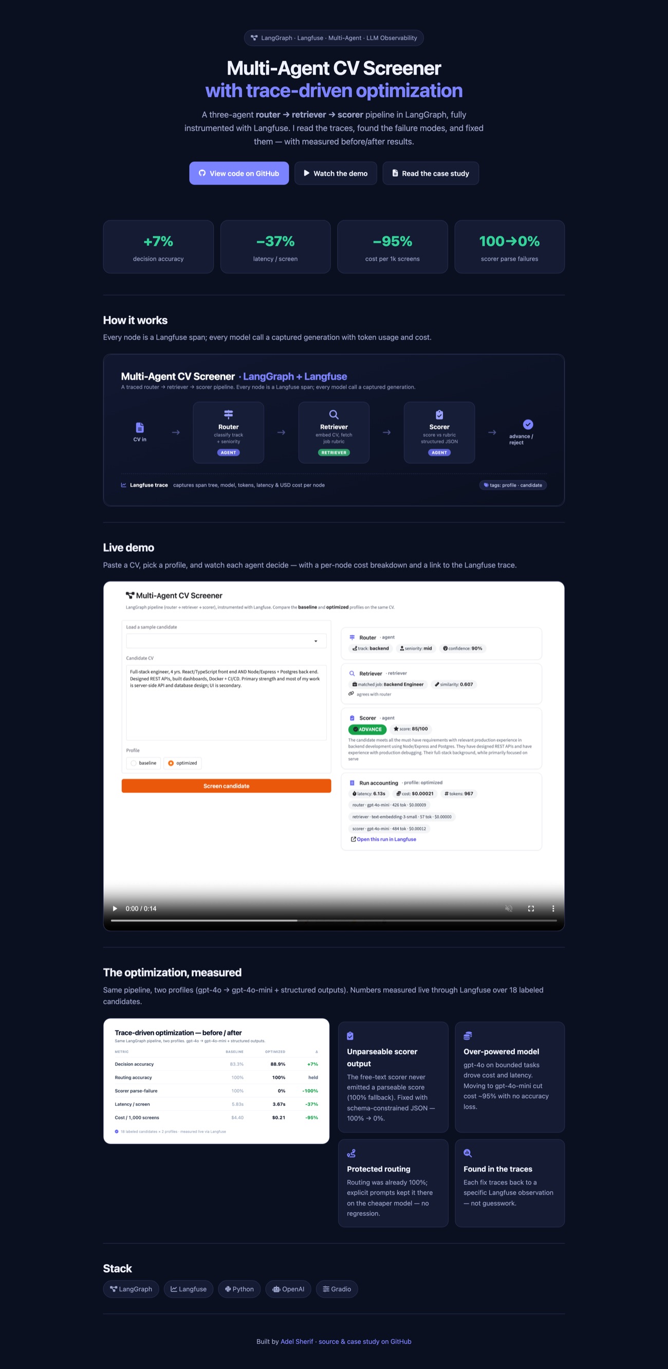 Multi-agent CV Screener